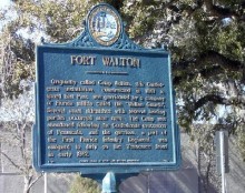 The origin of historic Fort Walton Beach, Florida.